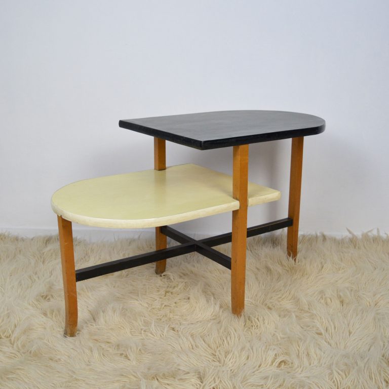 Mid Century Danish Atomic Boomerang Pop Up Bar Coffee Table Rent Only Modernon A Retrosexual