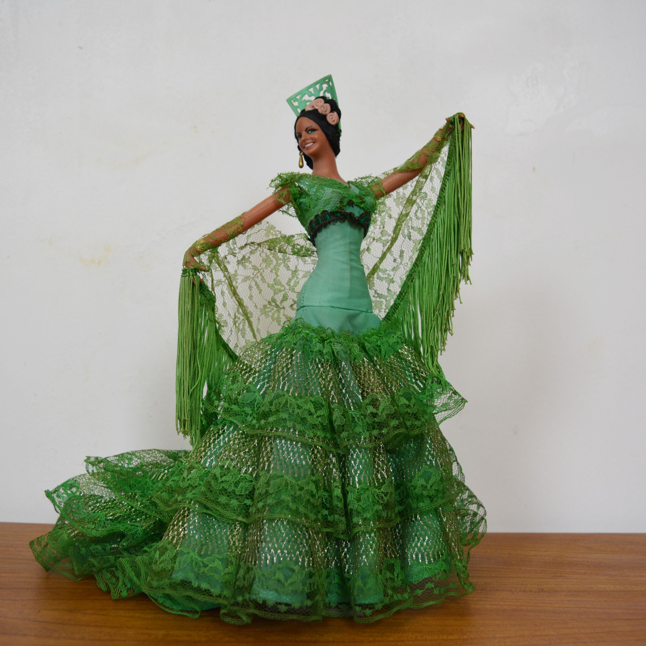 Spanish Flamenco Dancer Doll, 1970's -Rent Only- MODERNON - A